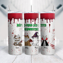 Charger l&#39;image dans la galerie, Gobelet personnalisée Méfiez-vous des petits monstres Chats effrayants et agaçants, Tumbler Cadeaux Pour Halloween
