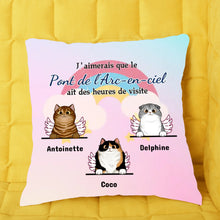 Charger l&#39;image dans la galerie, Chats personnalisés Ornements, cadeau pour maman et papa chat, J&#39;aimerais que le Pont de l&#39;Arc-en-ciel
