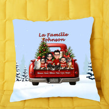 Charger l&#39;image dans la galerie, Famille Nom Personnalisés Ornements, Décoration de Noël Cadeaux Pour Couple, Maman, Papa Chiens, Chats
