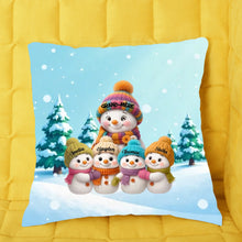 Charger l&#39;image dans la galerie, Noms d&#39;enfants Bonhomme de neige Personnalisés Ornements, Décoration de Noël Cadeaux Pour Grand-mère
