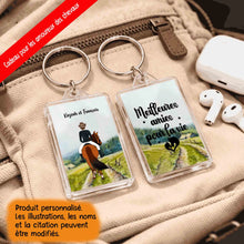 Charger l'image dans la galerie, Porte-clés acrylique cheval personnalisable, juste une femme qui aime les chevaux
