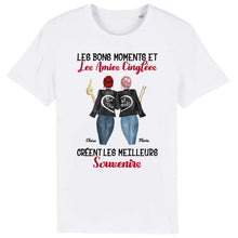 Charger l'image dans la galerie, Jusqu'à 3 filles, Porte-clés acrylique personnalisé meilleure amie, t shirt bff pour 2, noms et arts personnalisés
