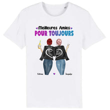 Charger l'image dans la galerie, Jusqu'à 3 filles, Porte-clés acrylique meilleurs amis, bff pour 3, noms et arts personnalisés, Meilleures amies pour la vie
