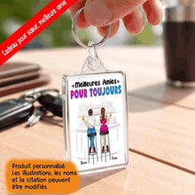 Charger l'image dans la galerie, Jusqu'à 6 filles, Porte-clés acrylique personnalisé meilleure amie, femme meilleures amies, meilleures amies pour la vie
