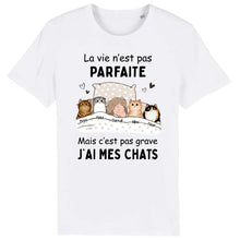 Charger l'image dans la galerie, Jusqu'à 9 chats, Porte-clés acrylique personnalisé chat, La vie n'est pas parfaite mais c'est pas grave j'ai mon chat
