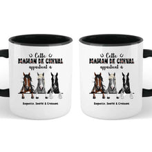 Charger l'image dans la galerie, Jusqu'à 3 chevaux, Porte-clés acrylique personnalisé cheval, Porte-clés cheval femme, maman de cheval
