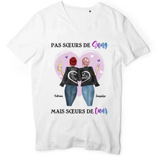 Charger l'image dans la galerie, Jusqu'à 3 filles, noms et arts personnalisés, Porte-clés acrylique personnalisé meilleure amie, femme meilleures amies, sœurs de cœur
