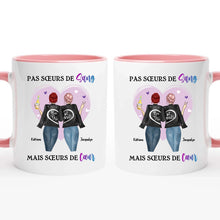 Charger l'image dans la galerie, Jusqu'à 3 filles, noms et arts personnalisés, Porte-clés acrylique personnalisé meilleure amie, femme meilleures amies, sœurs de cœur
