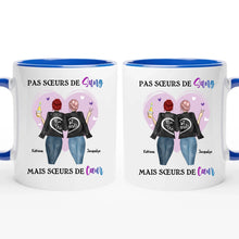 Charger l'image dans la galerie, Jusqu'à 3 filles, noms et arts personnalisés, Porte-clés acrylique personnalisé meilleure amie, femme meilleures amies, sœurs de cœur
