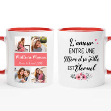 Charger l'image dans la galerie, Porte-clés acrylique Mère et Fille,Porte-clés acrylique photo personnalisé, Cadeaux pour Fille
