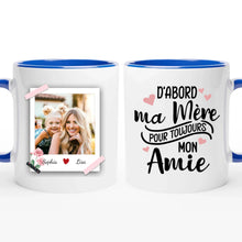 Charger l'image dans la galerie, Porte-clés acrylique personnalisé maman, Photo de la mère et de la fille, Cadeaux pour la fête des mères
