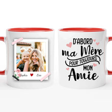 Charger l'image dans la galerie, Porte-clés acrylique personnalisé maman, Photo de la mère et de la fille, Cadeaux pour la fête des mères

