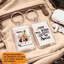 Charger l'image dans la galerie, Porte-clés acrylique personnalisé maman, Photo de la mère et de la fille, Cadeaux pour la fête des mères
