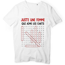 Charger l'image dans la galerie, Jusqu'à 9 chats, mots mêlés mug personnalisé chat, Tasse Juste une fille/femme qui aime les chats

