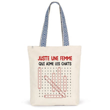 Charger l'image dans la galerie, Jusqu'à 9 chats, mots mêlés mug personnalisé chat, Tasse Juste une fille/femme qui aime les chats
