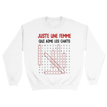 Charger l'image dans la galerie, Jusqu'à 9 chats, mots mêlés mug personnalisé chat, Tasse Juste une fille/femme qui aime les chats
