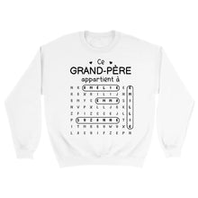 Charger l'image dans la galerie, Mots mêlés petits-enfants noms, T-shirt personnalisé grand-père grand-mère, ce grand-mère appartient à, fête des mères
