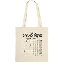 Charger l'image dans la galerie, Mots mêlés petits-enfants noms, T-shirt personnalisé grand-père grand-mère, ce grand-mère appartient à, fête des mères

