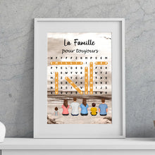 Charger l'image dans la galerie, Mots mêlés Plaid personnalisée, Couverture cadeau pour Famille, Maman at papa chien, chat, La famille pour toujours
