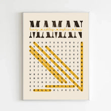 Charger l'image dans la galerie, Mots mêlés Plaid personnalisée, Couverture cadeau pour maman, fête des mères, anniversaire, pourquoi nous t'aimons
