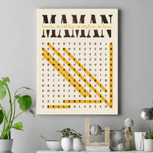 Charger l'image dans la galerie, Mots mêlés Plaid personnalisée, Couverture cadeau pour maman, fête des mères, anniversaire, pourquoi nous t'aimons
