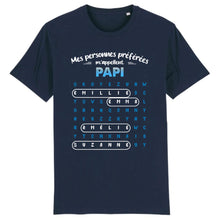 Charger l'image dans la galerie, Mots mêlés T-shirt personnalisé noms, cadeau grand-père grand-mère, Mes personnes préférées m'appellent
