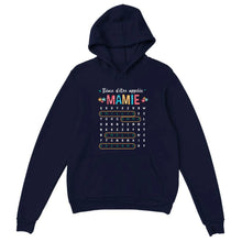 Charger l'image dans la galerie, Mots mêlés T-shirt personnalisé noms, cadeau grand-mère Maman mamie, Bénie d'être appelée
