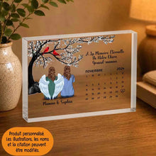 Charger l'image dans la galerie, Calendrier Bloc acrylique personnalisée Mémorial Sympathie Cadeau, commémorer le décès d'un père, mère, grand-père, grand-mère

