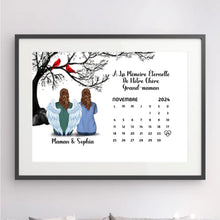 Charger l'image dans la galerie, Calendrier Bloc acrylique personnalisée Mémorial Sympathie Cadeau, commémorer le décès d'un père, mère, grand-père, grand-mère
