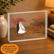 Charger l'image dans la galerie, Bloc Acrylique Personnalisée, Cadeau pour couple, À ma femme, cadeaux d'anniversaire de mariage
