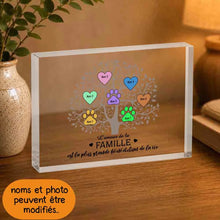 Charger l'image dans la galerie, Jusqu'à 13 membres, Bloc Acrylique personnalisée, Cadeau pour la famille, À ma fille, Pour grand-mère et enfants
