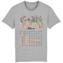 Charger l'image dans la galerie, Mots mêlés T-shirt Col V personnalisé noms, Vêtements cadeau grand-mère Maman mamie, Mes personnes préférées m'appellent
