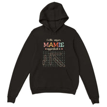 Charger l'image dans la galerie, Mots mêlés T-shirt Col V personnalisé petits-enfants noms, cadeau grand-mère, mamie, maman, Cette super mamie appartient à
