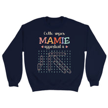 Charger l'image dans la galerie, Mots mêlés T-shirt Col V personnalisé petits-enfants noms, cadeau grand-mère, mamie, maman, Cette super mamie appartient à
