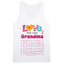 Charger l'image dans la galerie, Mots mêlés personnalisés Sac fourre-tout noms, Tote bag cadeau grand-mère, Maman, mamie, J’aime être appelée Mamie
