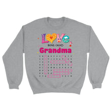 Charger l'image dans la galerie, Mots mêlés personnalisés Sac fourre-tout noms, Tote bag cadeau grand-mère, Maman, mamie, J’aime être appelée Mamie

