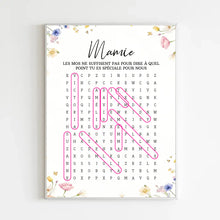 Charger l'image dans la galerie, Mots mêlés personnalisés plaid noms, couverture cadeau pour mamie, maman, Les mots ne suffisent pas pour dire à quel point tu es spéciale
