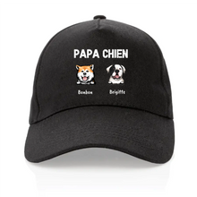 Charger l'image dans la galerie, Jusqu'à 4 chiens, Casquette camionneur personnalisée papa, maman de chien, cadeau homme, femme, de fête des pères, fête des mères
