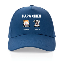 Charger l'image dans la galerie, Jusqu'à 4 chiens, Casquette camionneur personnalisée papa, maman de chien, cadeau homme, femme, de fête des pères, fête des mères
