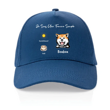 Charger l'image dans la galerie, Jusqu'à 4 chiens, Casquette personnalisée, maman de chien, casquette femme, cadeau de fête des mères, Femme simple café
