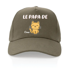 Charger l'image dans la galerie, Jusqu'à 4 chats, Casquette personnalisée papa, maman de chat, cadeau pour homme, femme, de fête des pères, fête des mères , le papa de
