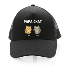 Charger l'image dans la galerie, Jusqu'à 4 chats, Casquette personnalisée maman de chat, cadeau pour de fête des mères, une femme simple
