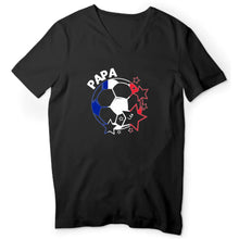 Charger l'image dans la galerie, Football français T-shirt personnalisés enfants noms, cadeau grand-père, papy, papa, fête des pères, Ballon De Football Avec Étoiles
