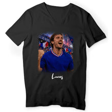 Charger l'image dans la galerie, Football français T-shirt personnalisés photo, cadeau pour femme, homme, amateurs de football
