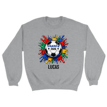 Charger l'image dans la galerie, Football 2026 T-Shirt Col V personnalisés nom et photo, cadeau pour femme, homme, amateurs de football, world football cup
