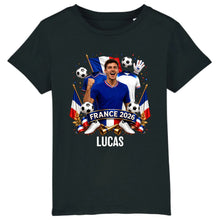 Charger l'image dans la galerie, Football T-Shirt personnalisés nom et photo, cadeau pour femme, homme, amateurs de football, world football cup 2026
