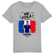 Charger l'image dans la galerie, Football T-Shirt personnalisés nom et photo, cadeau pour femme, homme, amateurs de football, world football cup, Me Voilà
