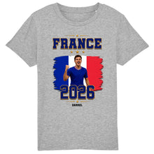 Charger l'image dans la galerie, Football T-Shirt personnalisés nom et photo, cadeau pour femme, homme, amateurs de football, world football cup, Nom du pays
