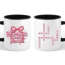 Charger l'image dans la galerie, Mots croisés personnalisés avec prénoms, T-shirt cadeau pour mamie, grand-mère, fête des mères, Preppy petits-enfants rendent la vie plus belle
