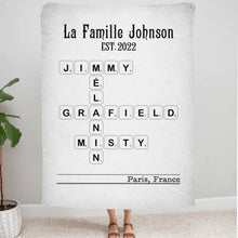 Charger l'image dans la galerie, Passe partout Mots Croisés Personnalisée avec Prénoms et Nom de Famille – Journal créé lors d'un moment précieux à jamais
